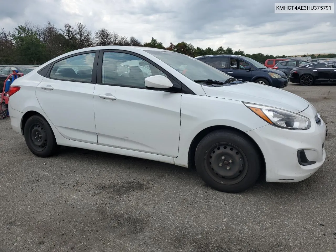 2017 Hyundai Accent Se VIN: KMHCT4AE3HU375791 Lot: 63229294