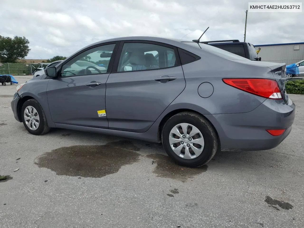 2017 Hyundai Accent Se VIN: KMHCT4AE2HU263712 Lot: 65962324