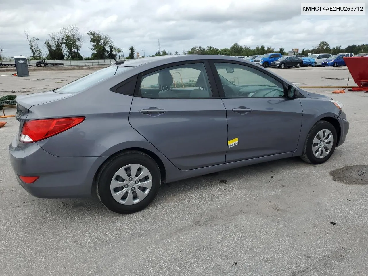 2017 Hyundai Accent Se VIN: KMHCT4AE2HU263712 Lot: 65962324