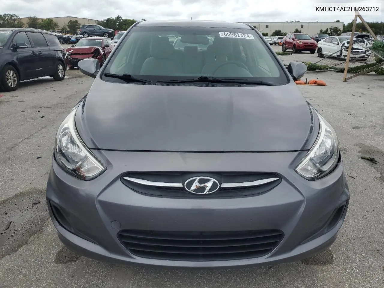 2017 Hyundai Accent Se VIN: KMHCT4AE2HU263712 Lot: 65962324