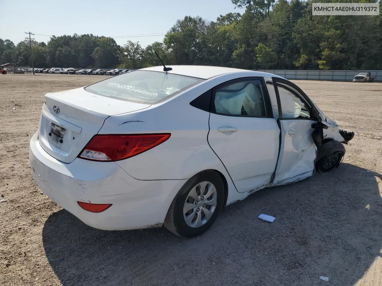 KMHCT4AE0HU319372 2017 Hyundai Accent Se