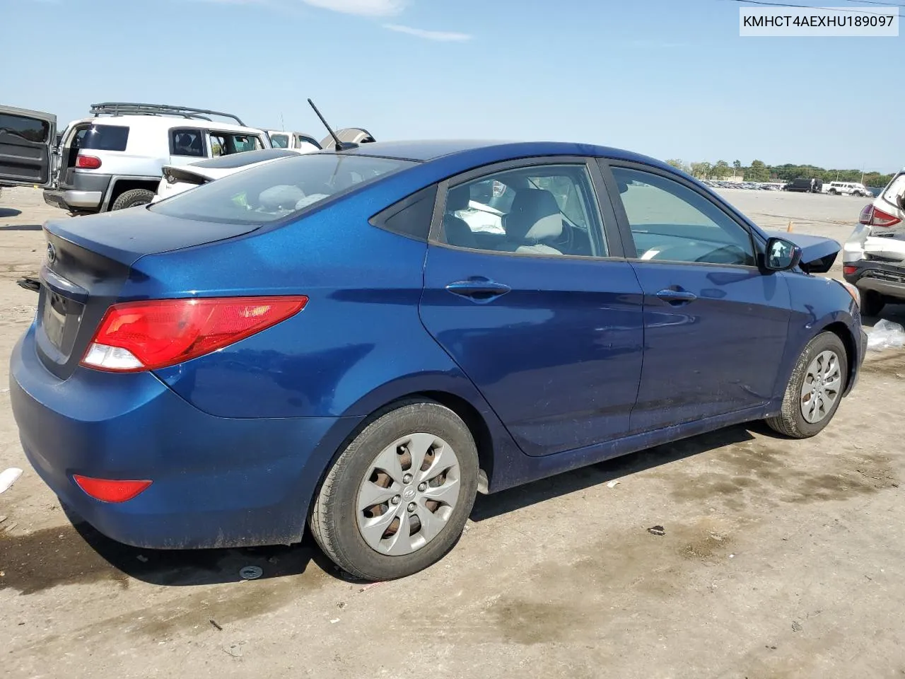 2017 Hyundai Accent Se VIN: KMHCT4AEXHU189097 Lot: 69658284