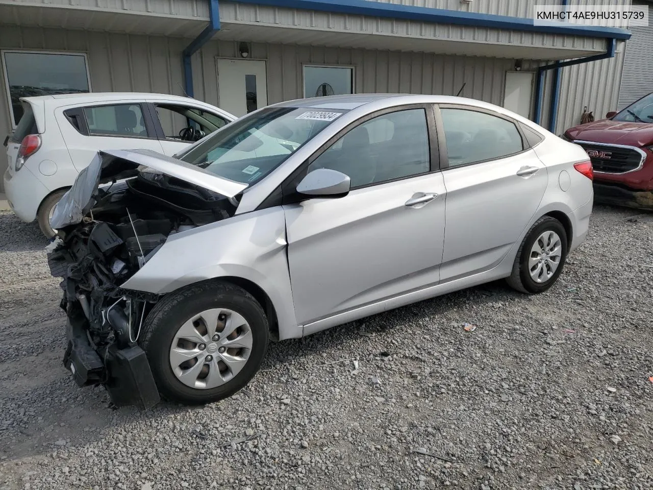 2017 Hyundai Accent Se VIN: KMHCT4AE9HU315739 Lot: 70029934