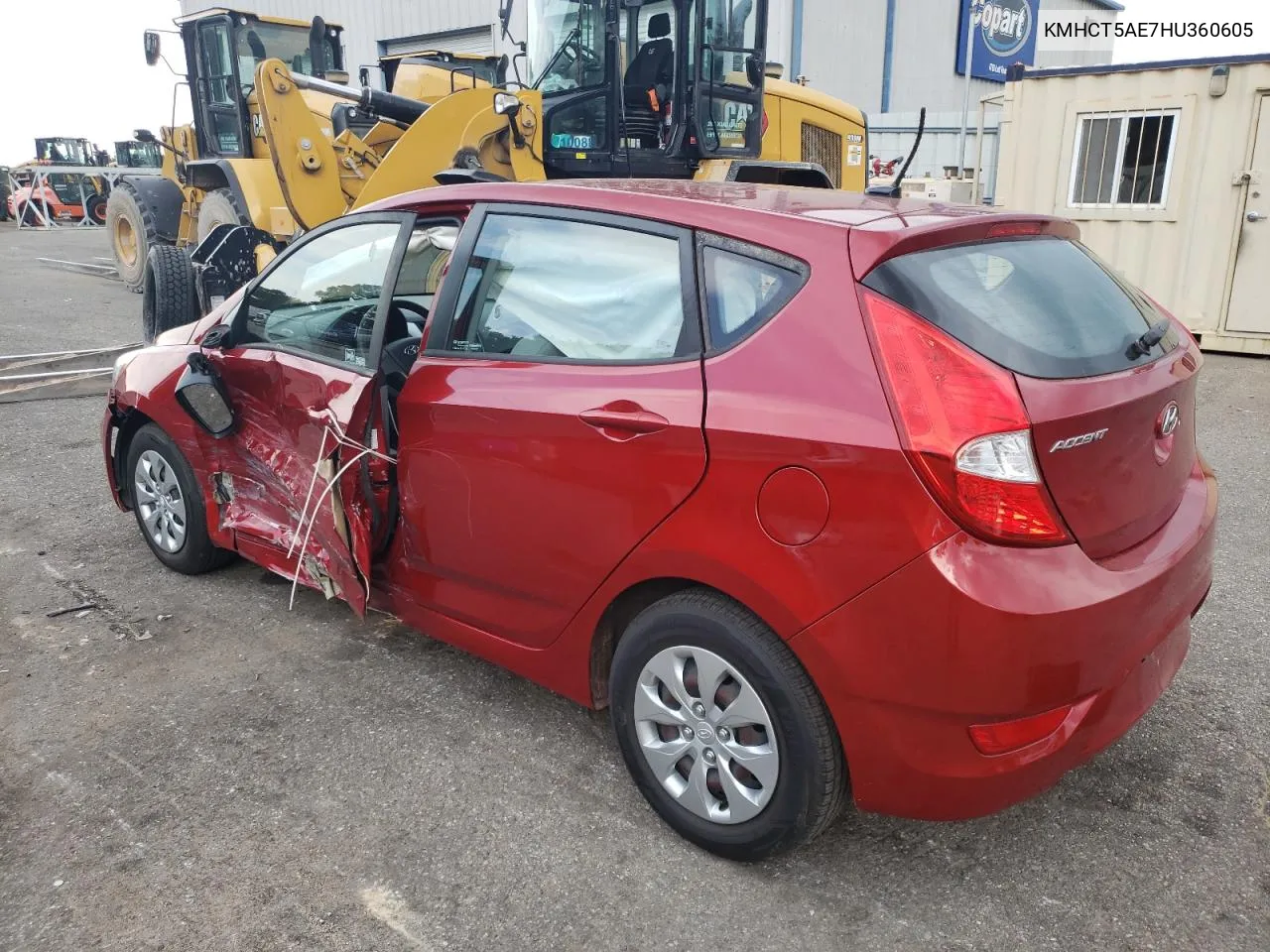 2017 Hyundai Accent Se VIN: KMHCT5AE7HU360605 Lot: 70102284