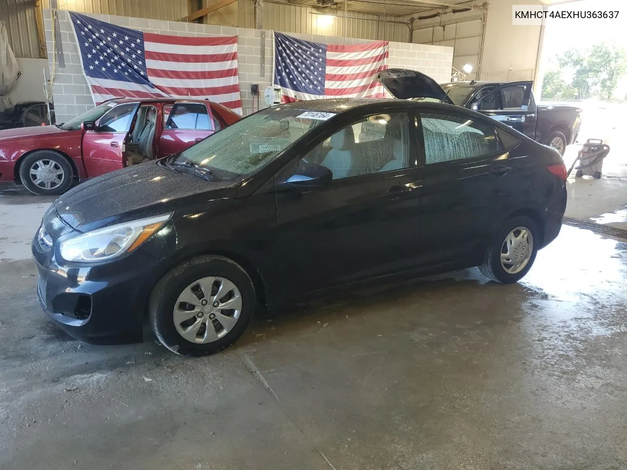 2017 Hyundai Accent Se VIN: KMHCT4AEXHU363637 Lot: 70146164