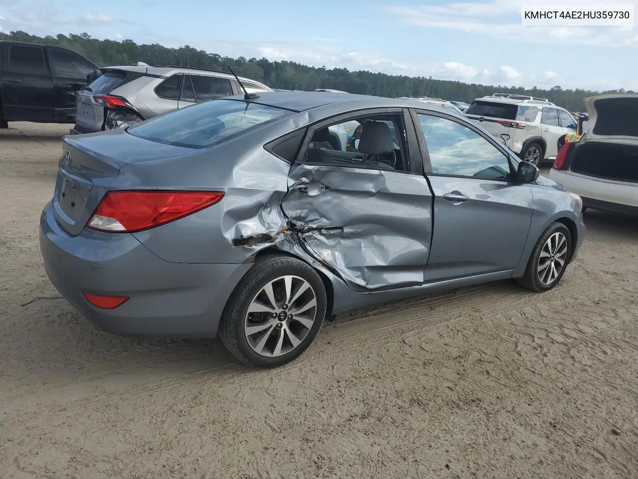 2017 Hyundai Accent Se VIN: KMHCT4AE2HU359730 Lot: 70207464