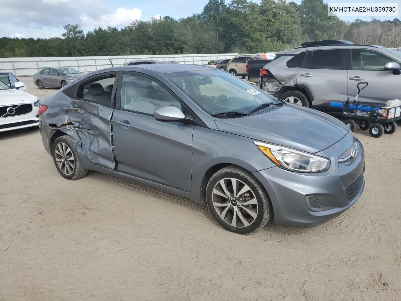 2017 Hyundai Accent Se VIN: KMHCT4AE2HU359730 Lot: 70207464