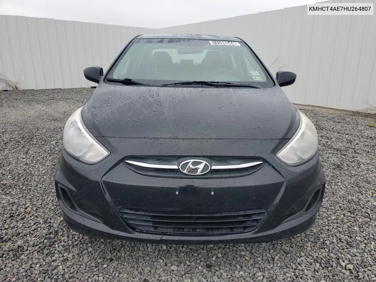 2017 Hyundai Accent Se VIN: KMHCT4AE7HU264807 Lot: 71108544