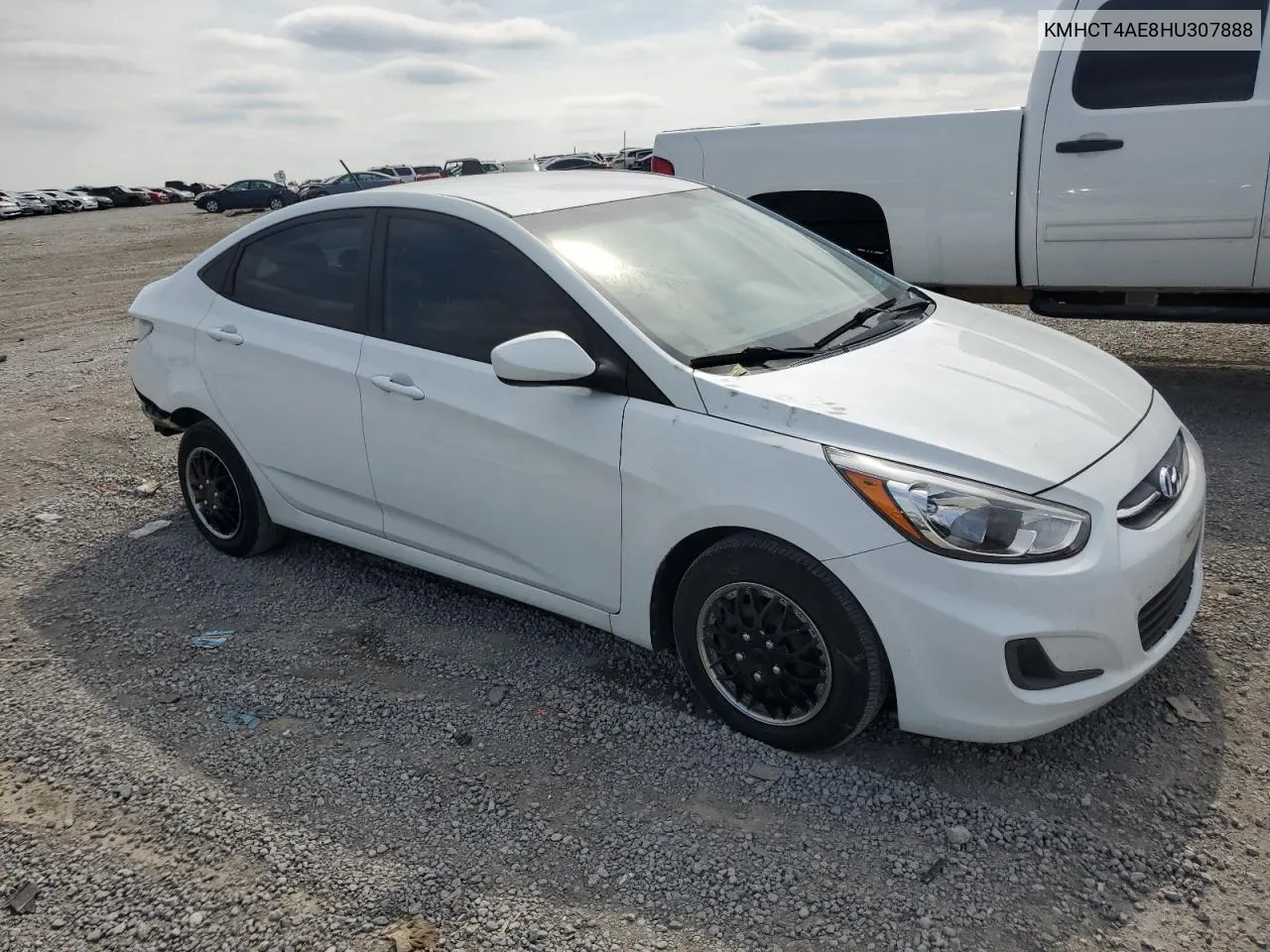 2017 Hyundai Accent Se VIN: KMHCT4AE8HU307888 Lot: 71300754