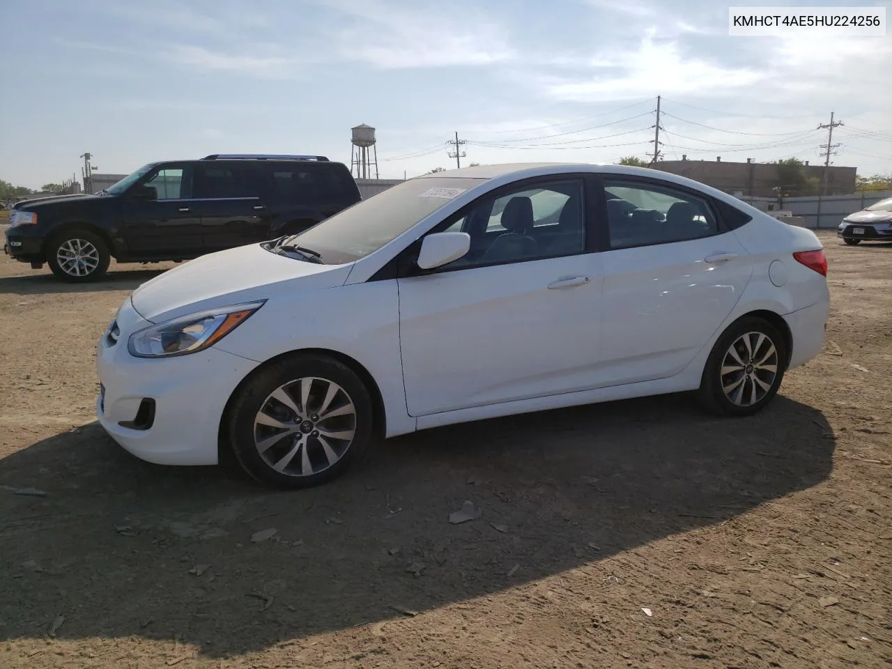 2017 Hyundai Accent Se VIN: KMHCT4AE5HU224256 Lot: 71551194