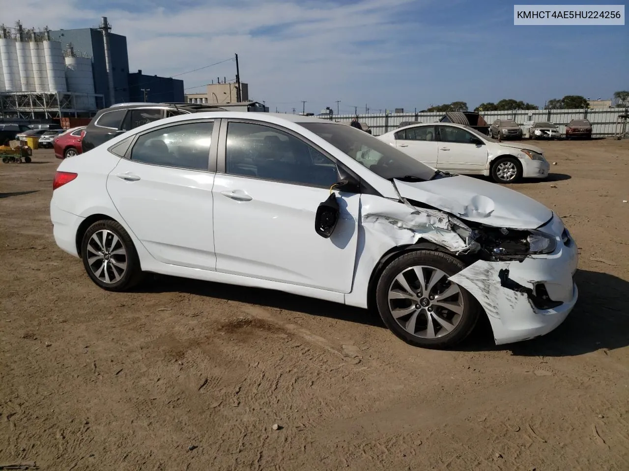 2017 Hyundai Accent Se VIN: KMHCT4AE5HU224256 Lot: 71551194