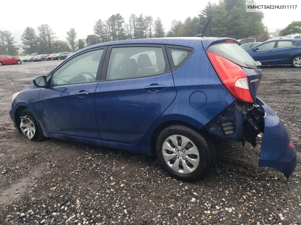 2017 Hyundai Accent Se VIN: KMHCT5AE2HU311117 Lot: 71591664