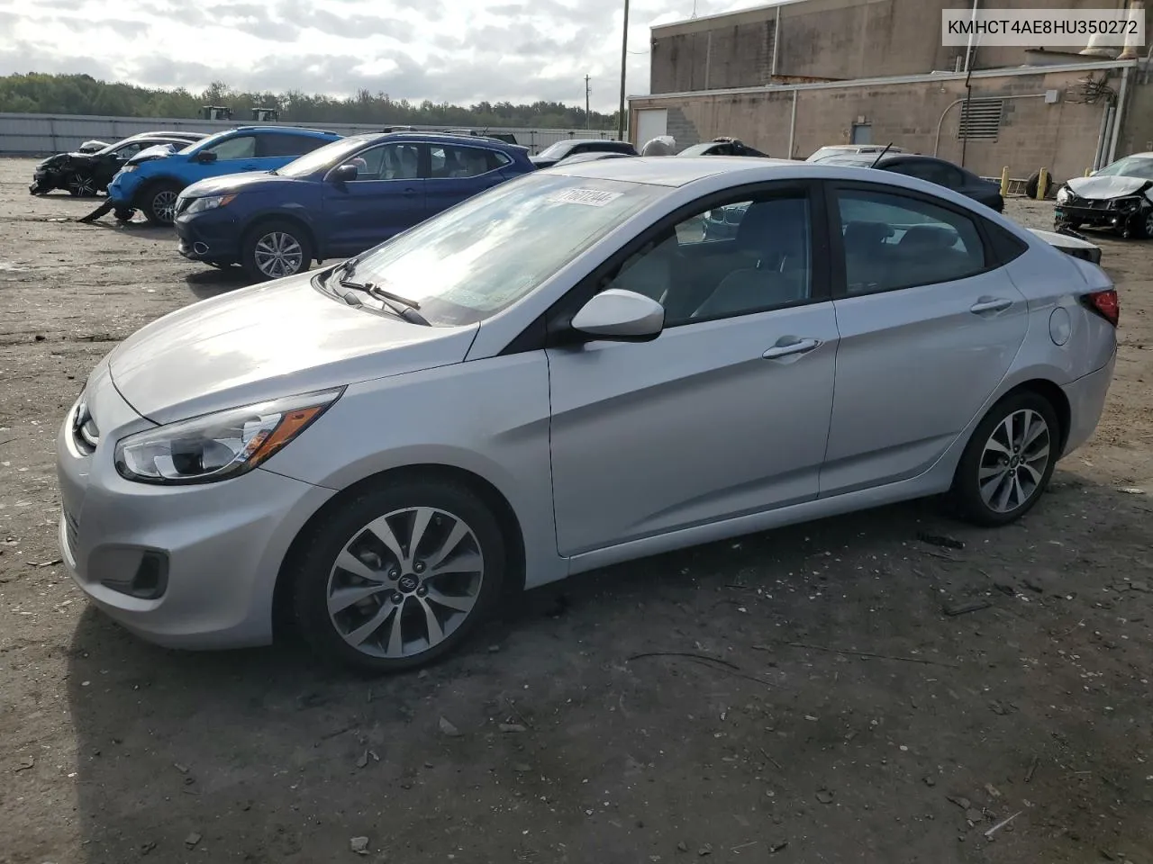 2017 Hyundai Accent Se VIN: KMHCT4AE8HU350272 Lot: 71601244