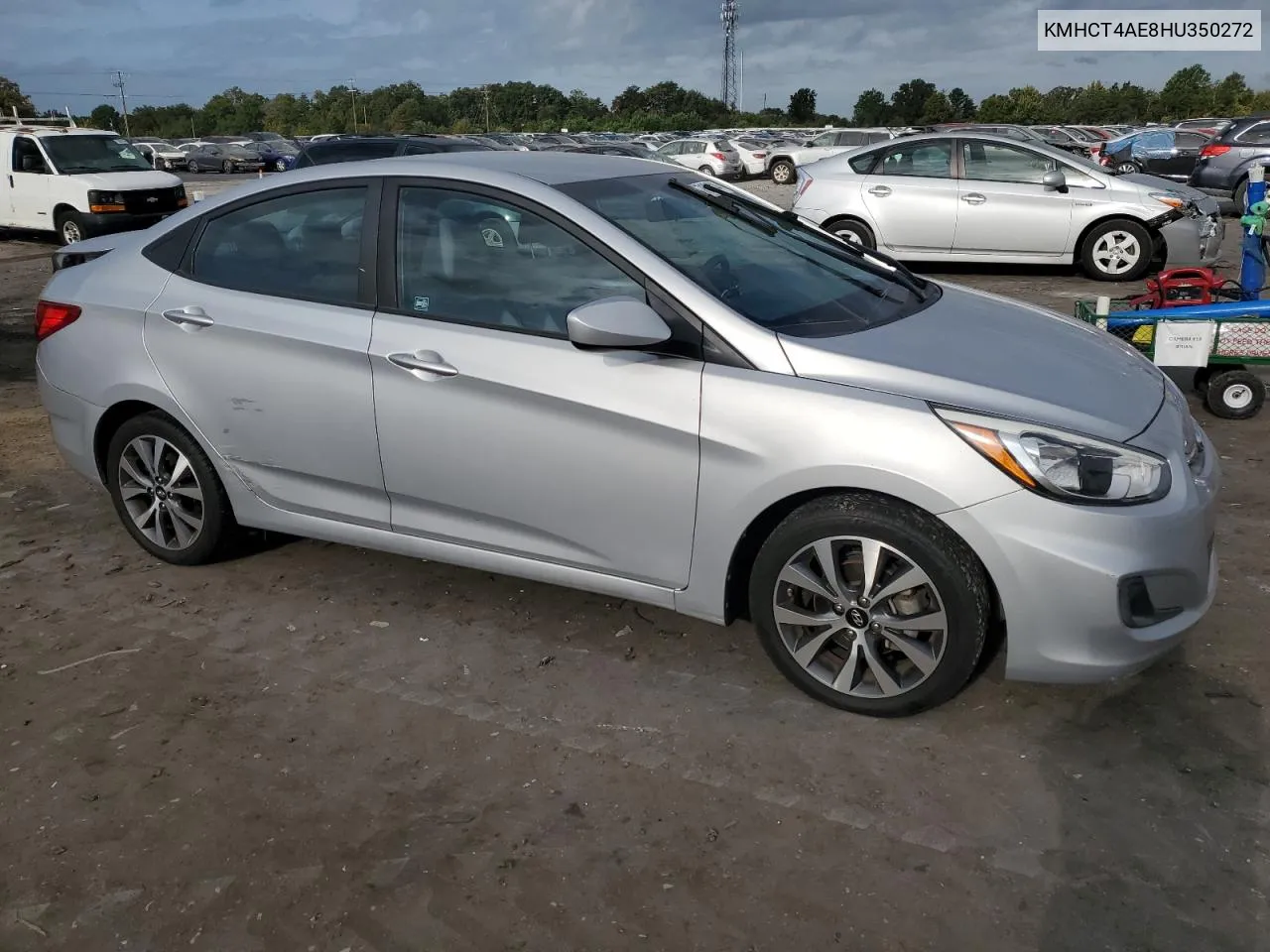 2017 Hyundai Accent Se VIN: KMHCT4AE8HU350272 Lot: 71601244