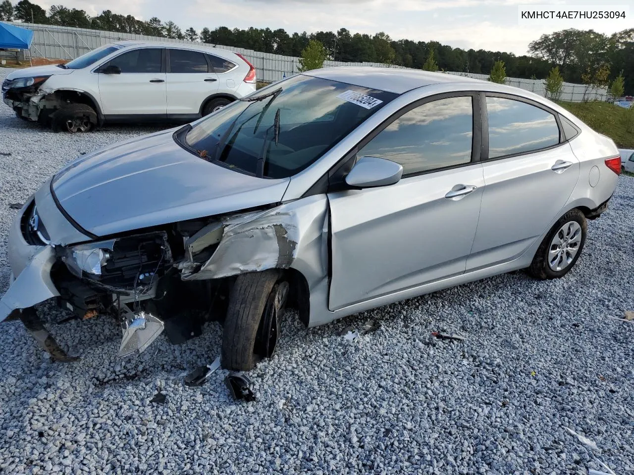 2017 Hyundai Accent Se VIN: KMHCT4AE7HU253094 Lot: 71685204