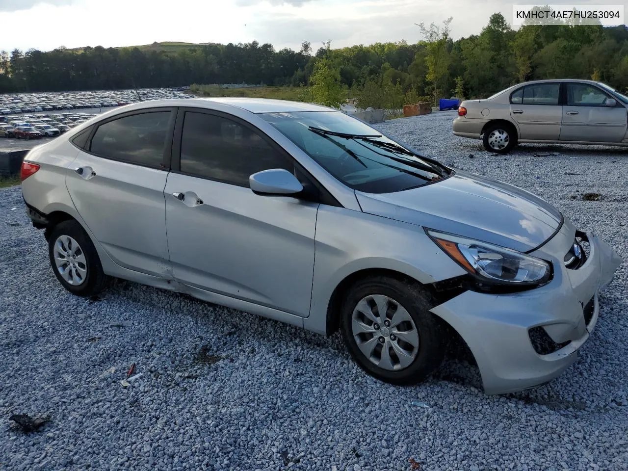 2017 Hyundai Accent Se VIN: KMHCT4AE7HU253094 Lot: 71685204