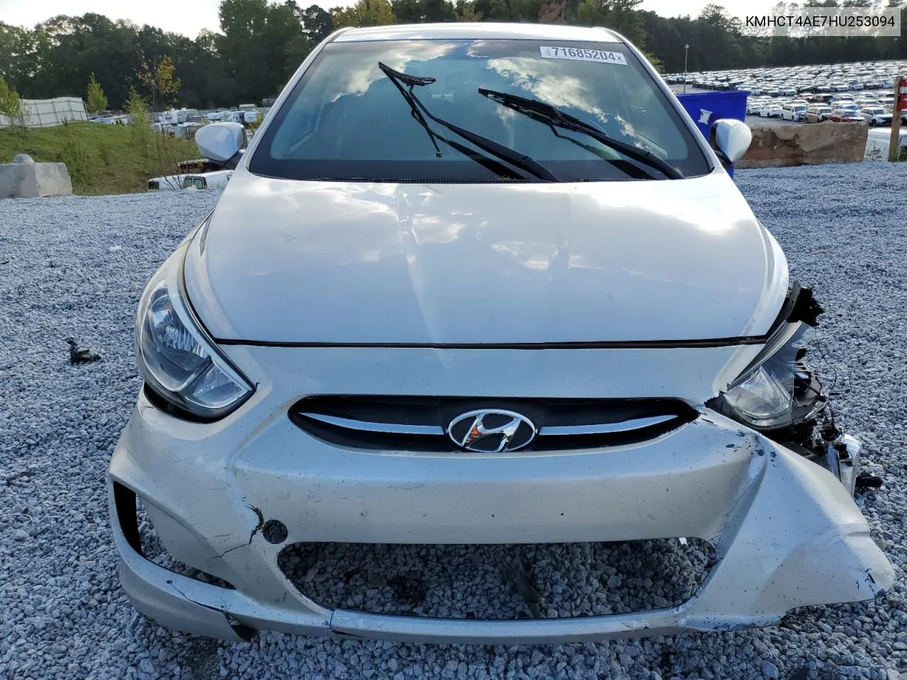 2017 Hyundai Accent Se VIN: KMHCT4AE7HU253094 Lot: 71685204