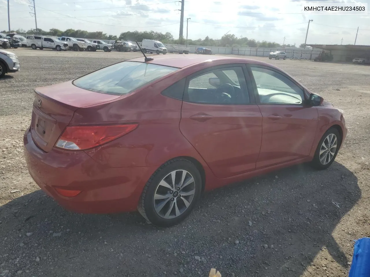 2017 Hyundai Accent Se VIN: KMHCT4AE2HU234503 Lot: 71849214