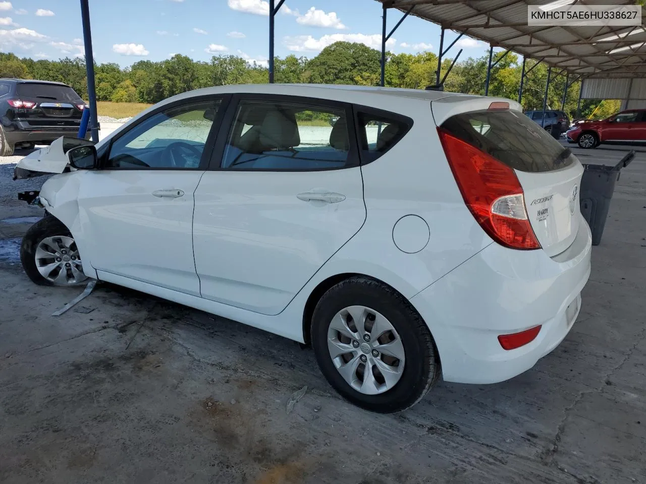 2017 Hyundai Accent Se VIN: KMHCT5AE6HU338627 Lot: 72498304