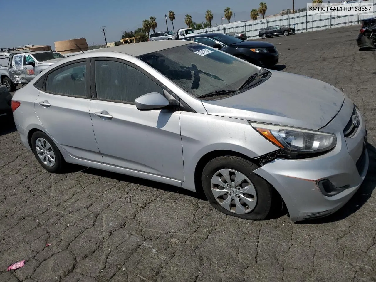 2017 Hyundai Accent Se VIN: KMHCT4AE1HU168557 Lot: 72777084