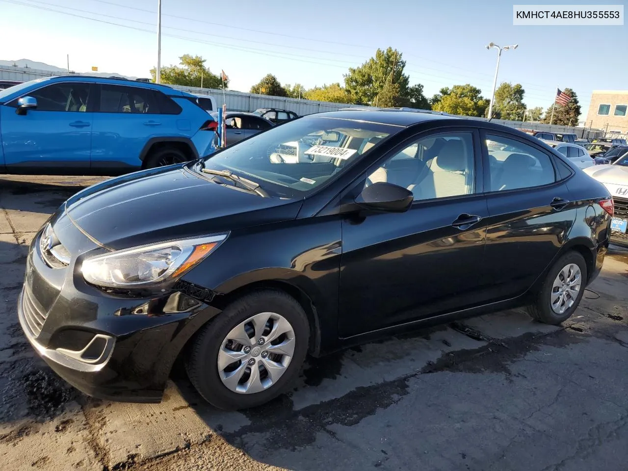 2017 Hyundai Accent Se VIN: KMHCT4AE8HU355553 Lot: 73219004