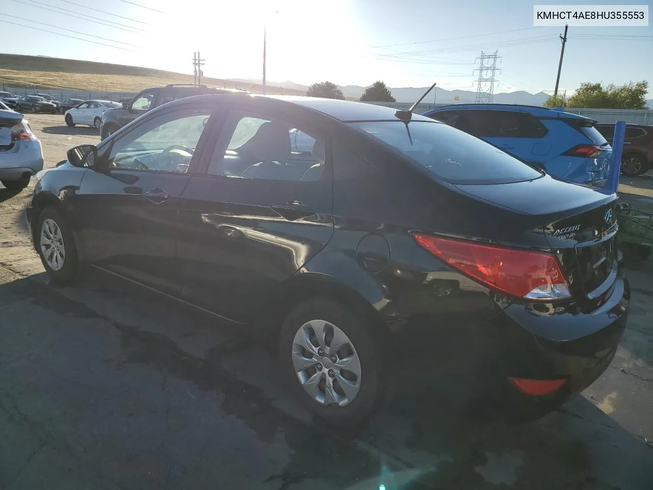 2017 Hyundai Accent Se VIN: KMHCT4AE8HU355553 Lot: 73219004