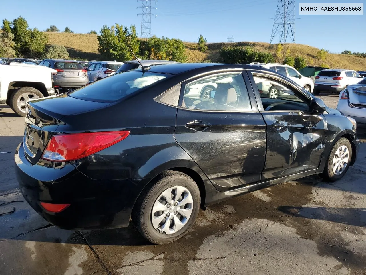 2017 Hyundai Accent Se VIN: KMHCT4AE8HU355553 Lot: 73219004