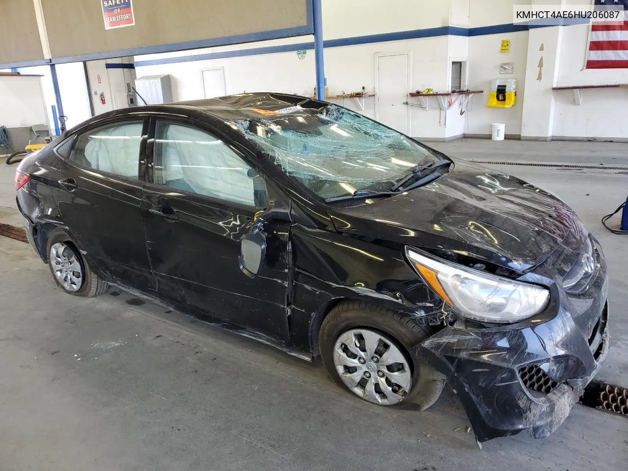 2017 Hyundai Accent Se VIN: KMHCT4AE6HU206087 Lot: 73350044