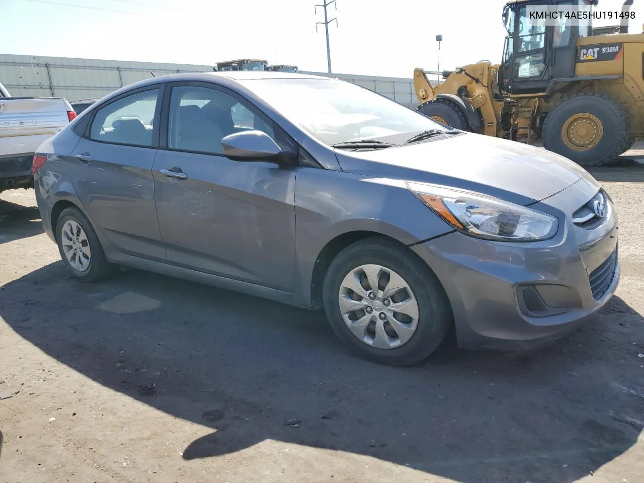 2017 Hyundai Accent Se VIN: KMHCT4AE5HU191498 Lot: 73611494