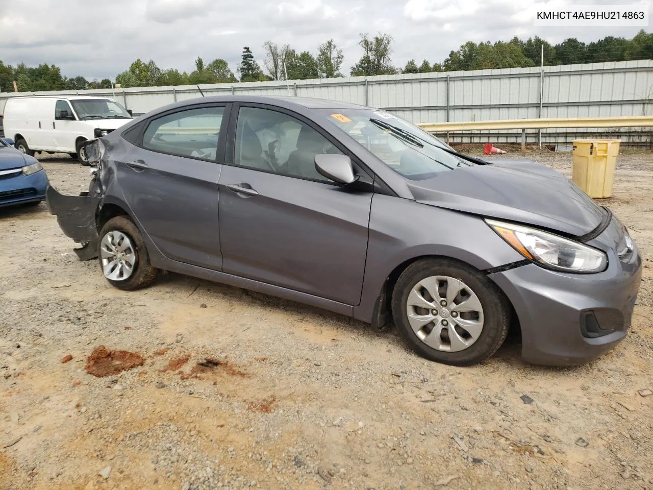 2017 Hyundai Accent Se VIN: KMHCT4AE9HU214863 Lot: 73994324