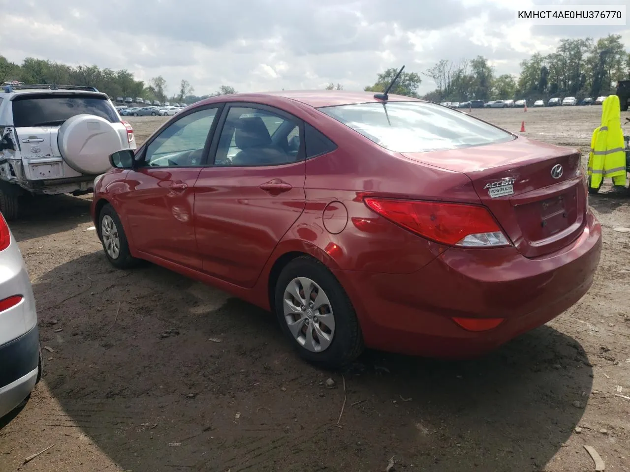 2017 Hyundai Accent Se VIN: KMHCT4AE0HU376770 Lot: 73999014