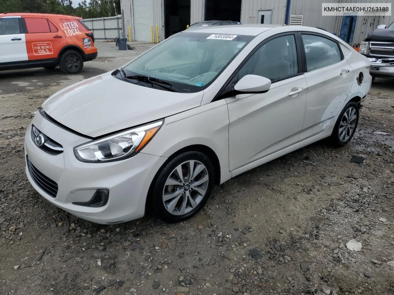 KMHCT4AE0HU263188 2017 Hyundai Accent Se