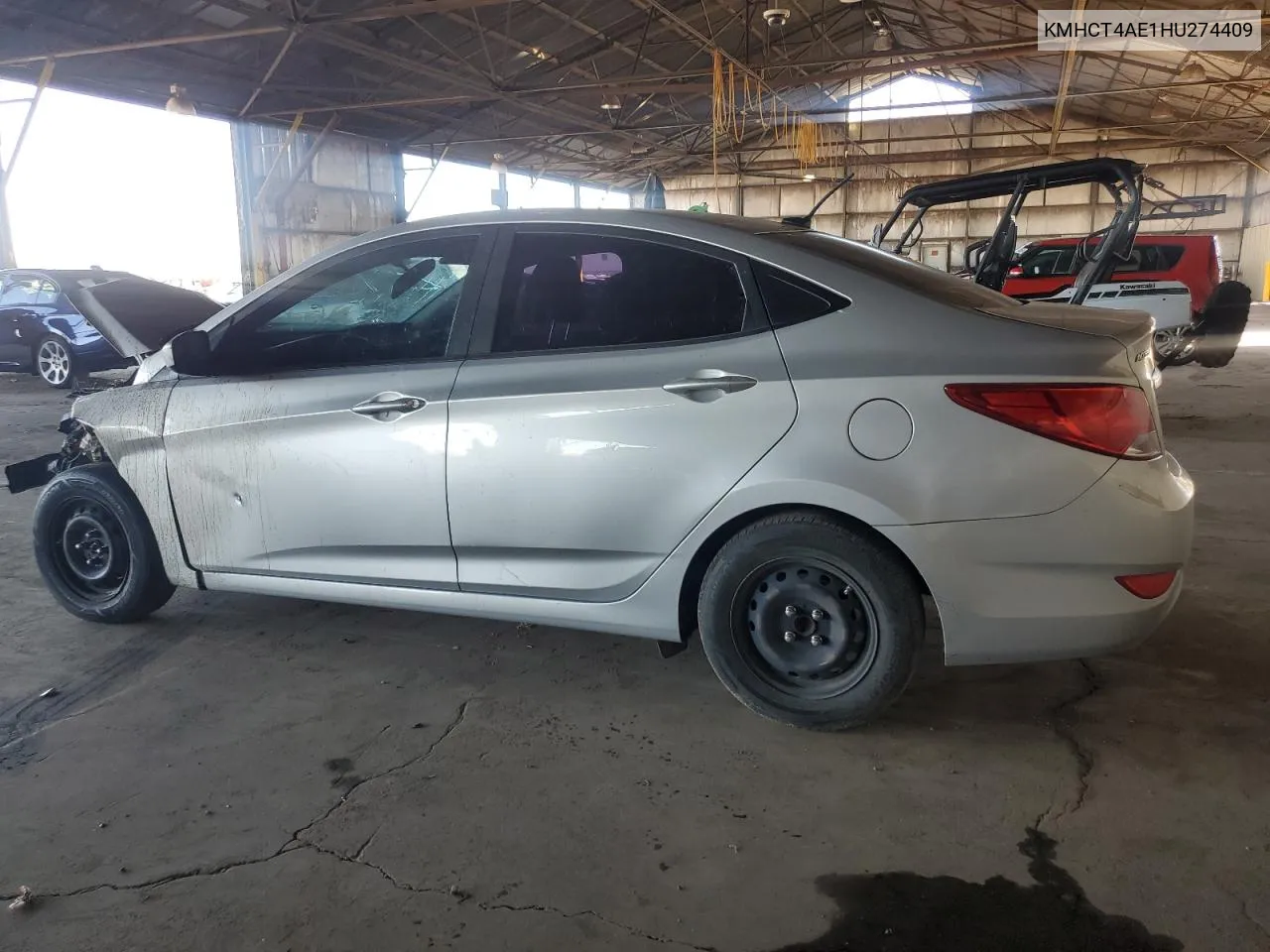 2017 Hyundai Accent Se VIN: KMHCT4AE1HU274409 Lot: 74900524