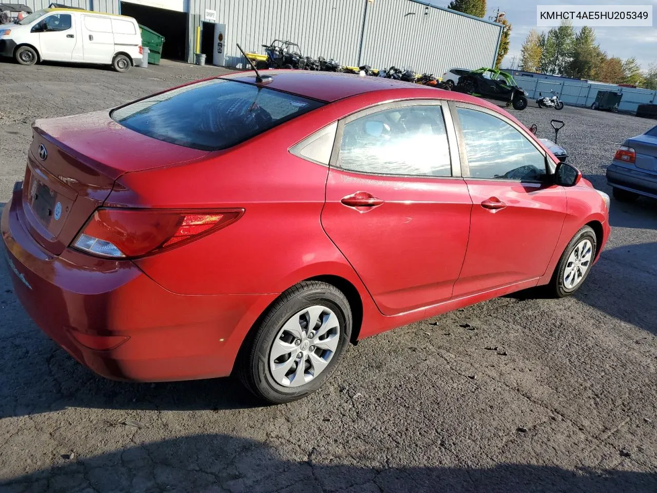 2017 Hyundai Accent Se VIN: KMHCT4AE5HU205349 Lot: 75366144