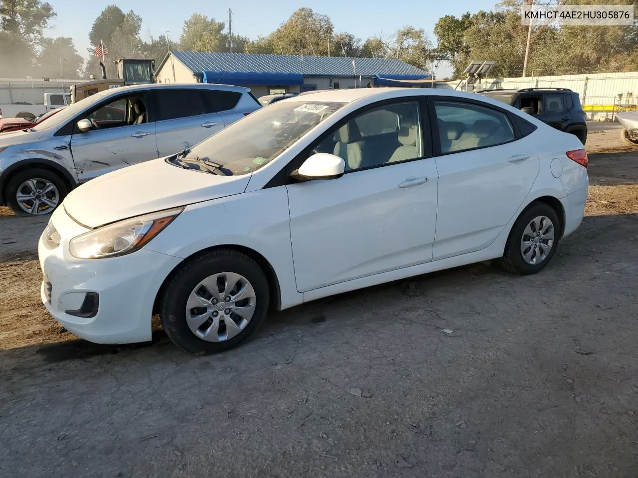 2017 Hyundai Accent Se VIN: KMHCT4AE2HU305876 Lot: 75412894