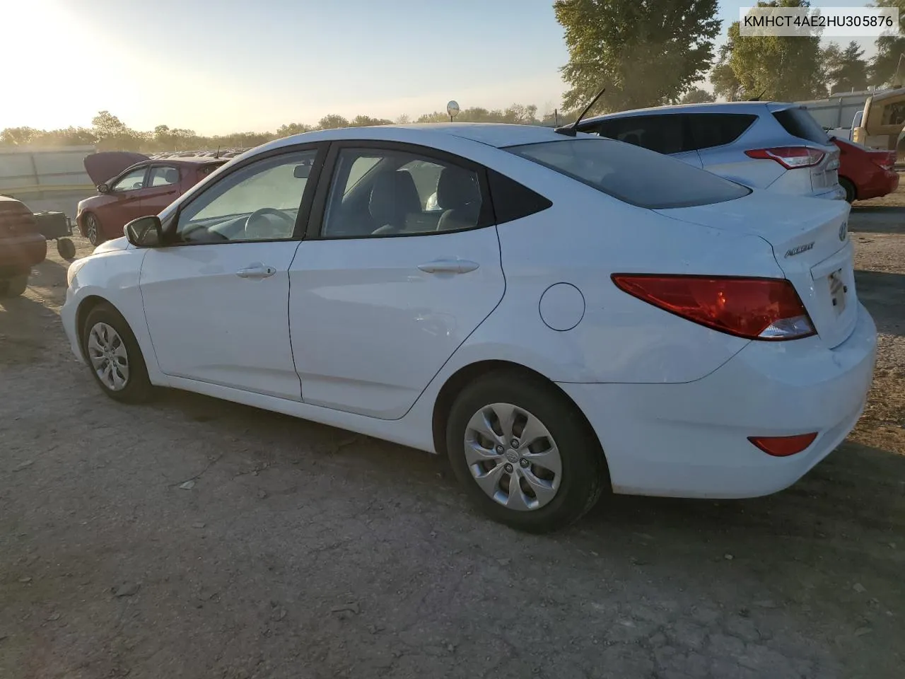 2017 Hyundai Accent Se VIN: KMHCT4AE2HU305876 Lot: 75412894