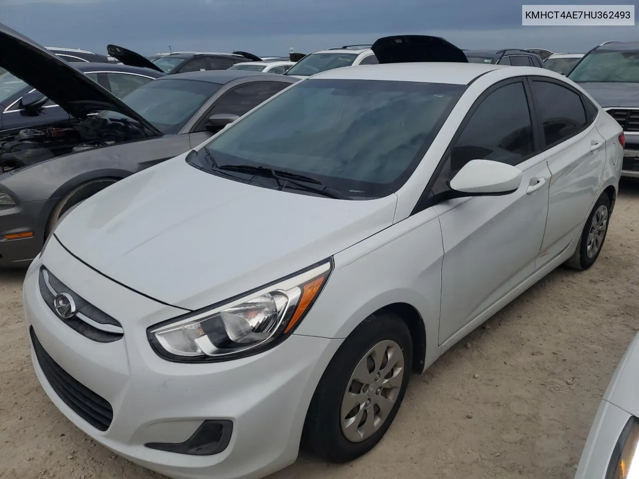 2017 Hyundai Accent Se VIN: KMHCT4AE7HU362493 Lot: 76695824