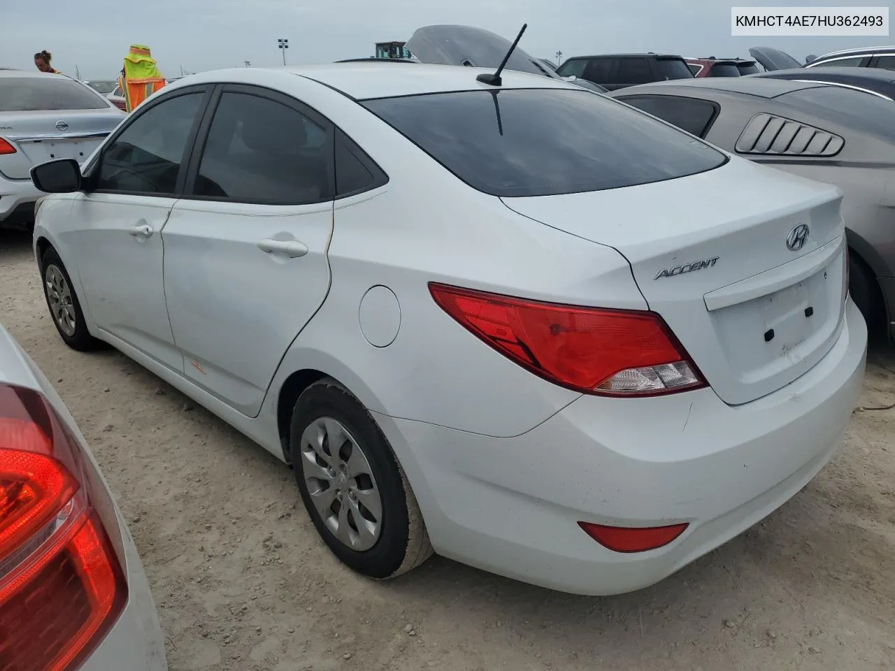 2017 Hyundai Accent Se VIN: KMHCT4AE7HU362493 Lot: 76695824