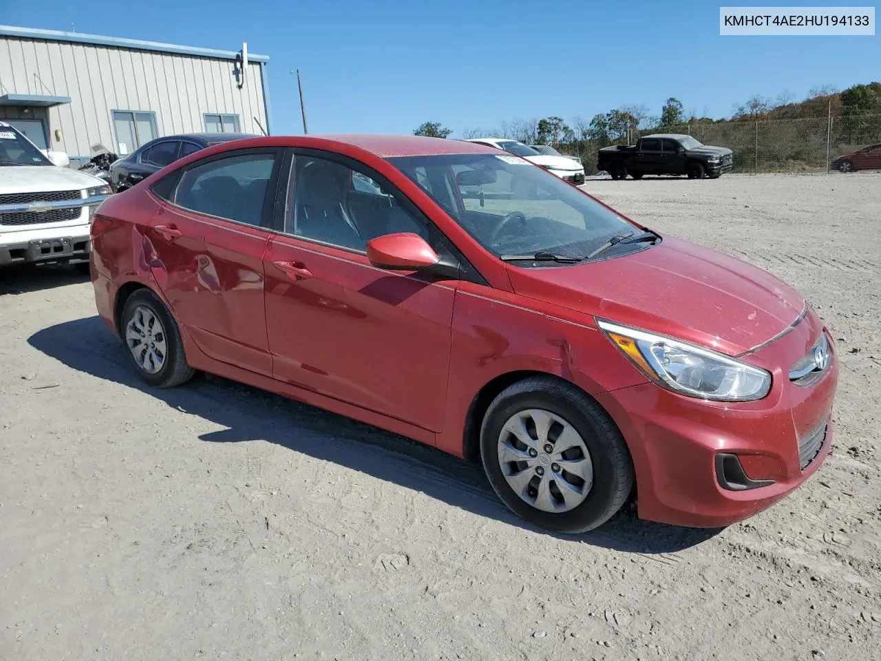 KMHCT4AE2HU194133 2017 Hyundai Accent Se