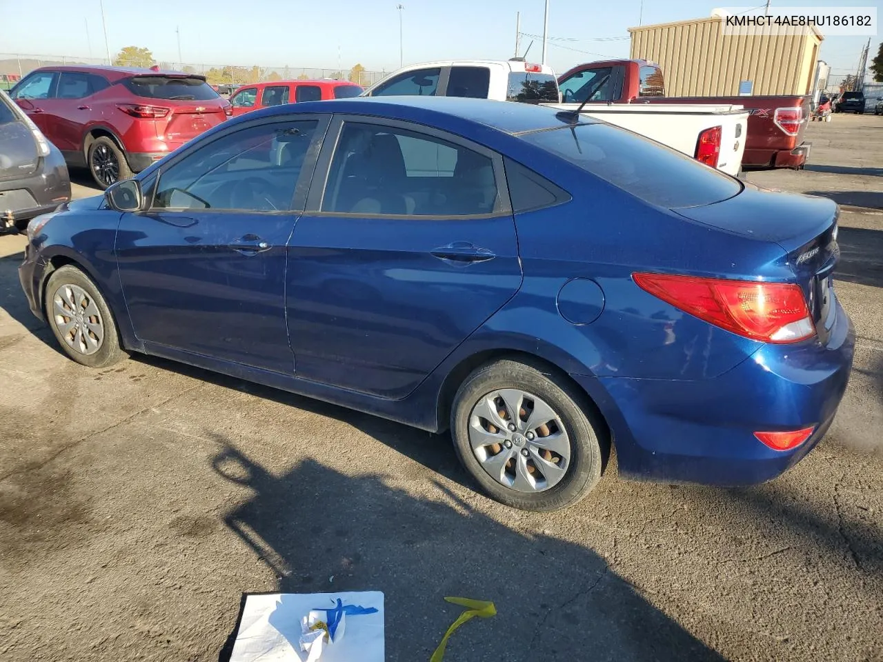 2017 Hyundai Accent Se VIN: KMHCT4AE8HU186182 Lot: 76782674