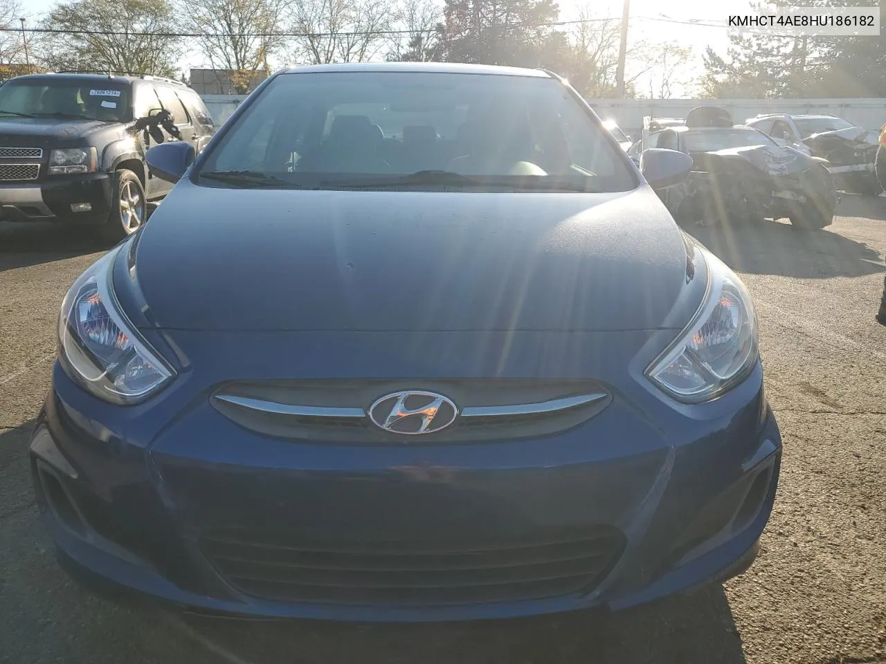 2017 Hyundai Accent Se VIN: KMHCT4AE8HU186182 Lot: 76782674