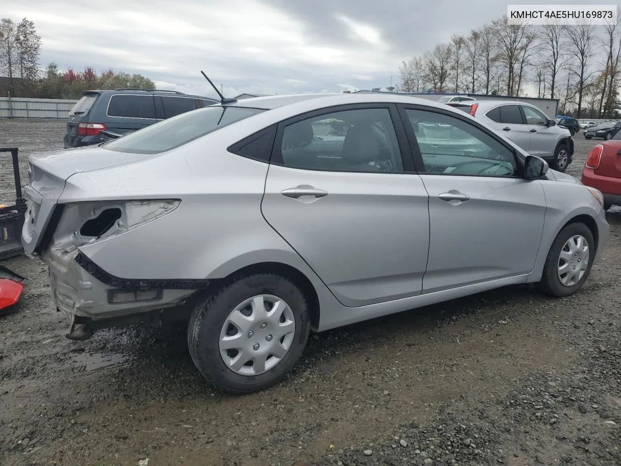 2017 Hyundai Accent Se VIN: KMHCT4AE5HU169873 Lot: 76993094