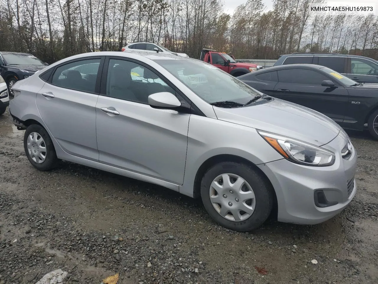 2017 Hyundai Accent Se VIN: KMHCT4AE5HU169873 Lot: 76993094