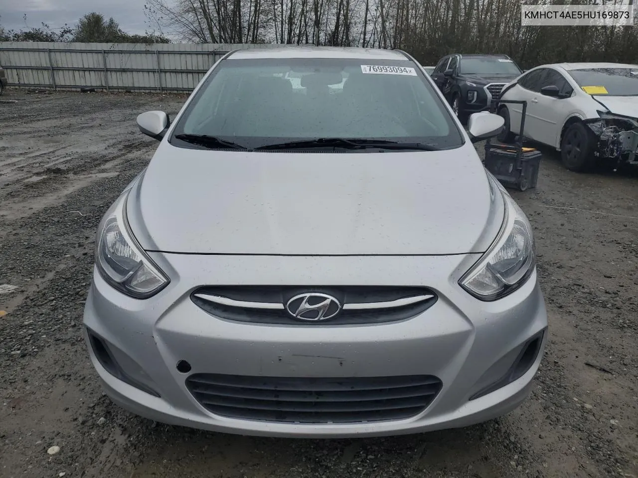 2017 Hyundai Accent Se VIN: KMHCT4AE5HU169873 Lot: 76993094