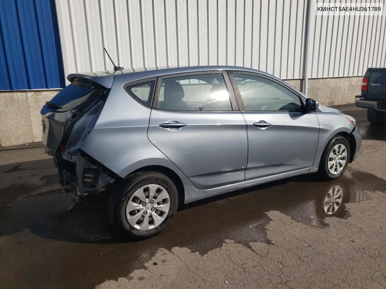 2017 Hyundai Accent Se VIN: KMHCT5AE4HU361789 Lot: 77069904