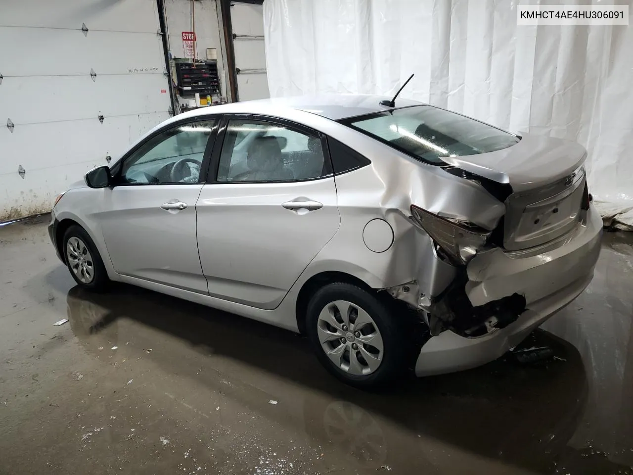 2017 Hyundai Accent Se VIN: KMHCT4AE4HU306091 Lot: 77344614