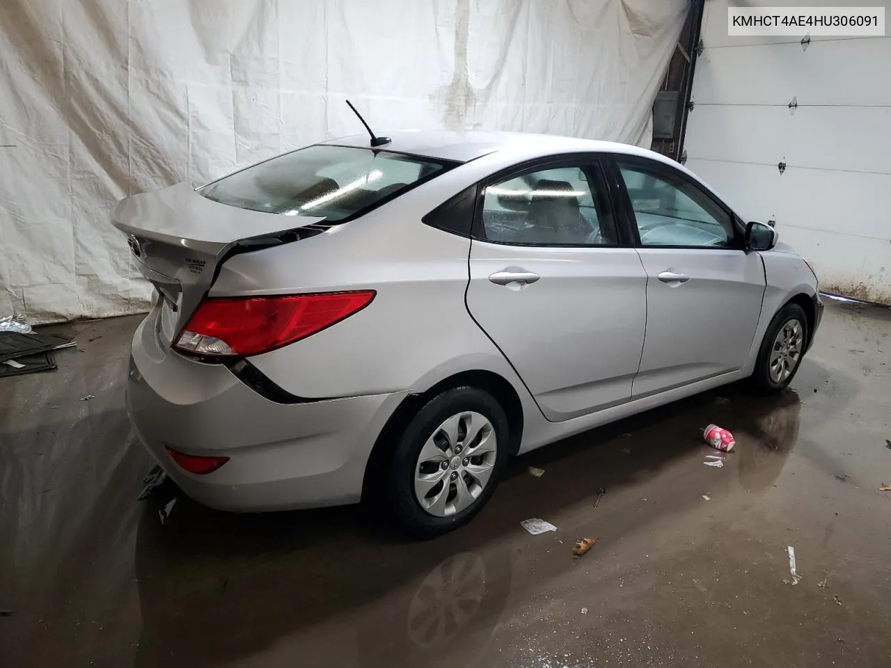 2017 Hyundai Accent Se VIN: KMHCT4AE4HU306091 Lot: 77344614