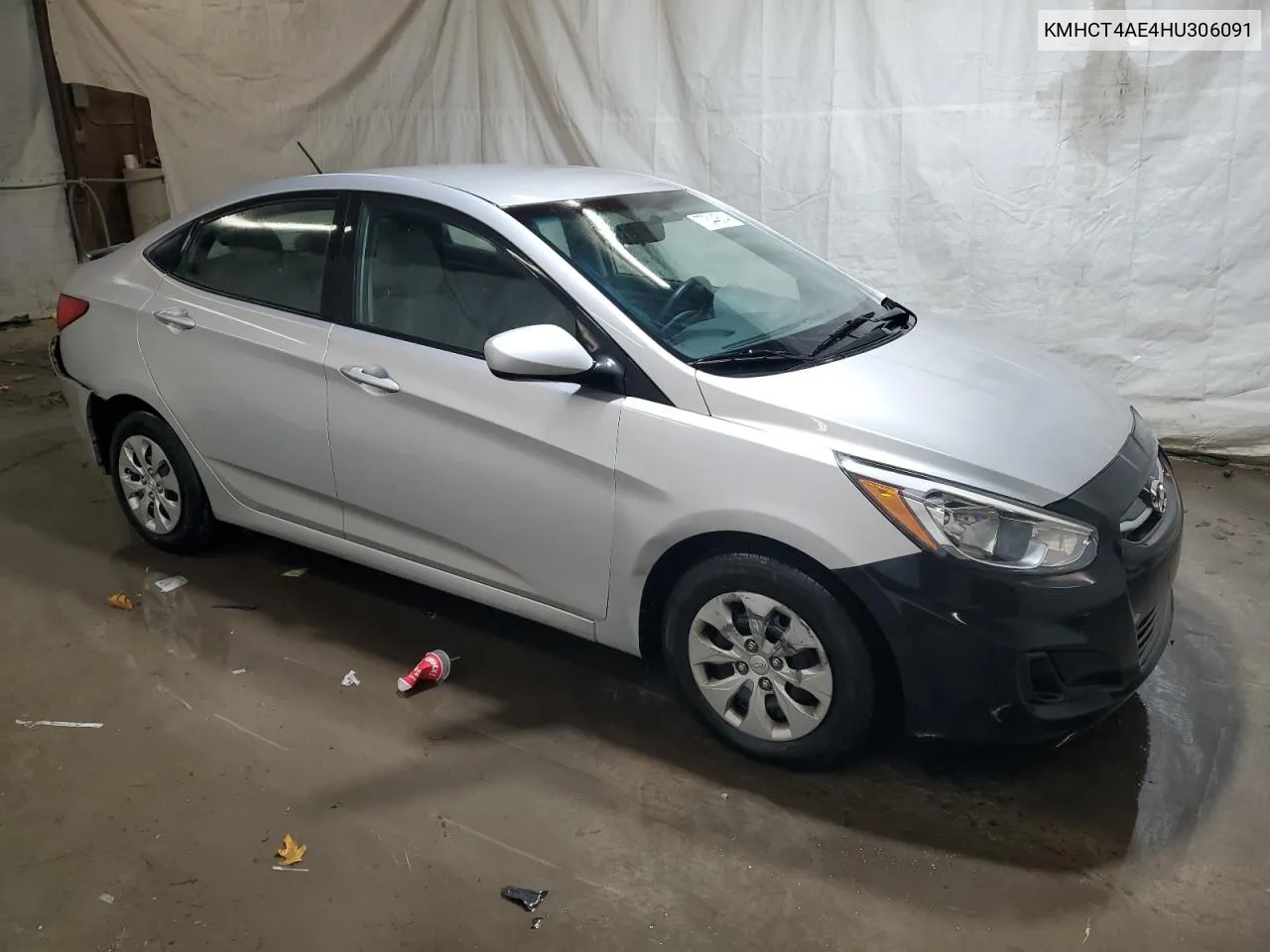 2017 Hyundai Accent Se VIN: KMHCT4AE4HU306091 Lot: 77344614