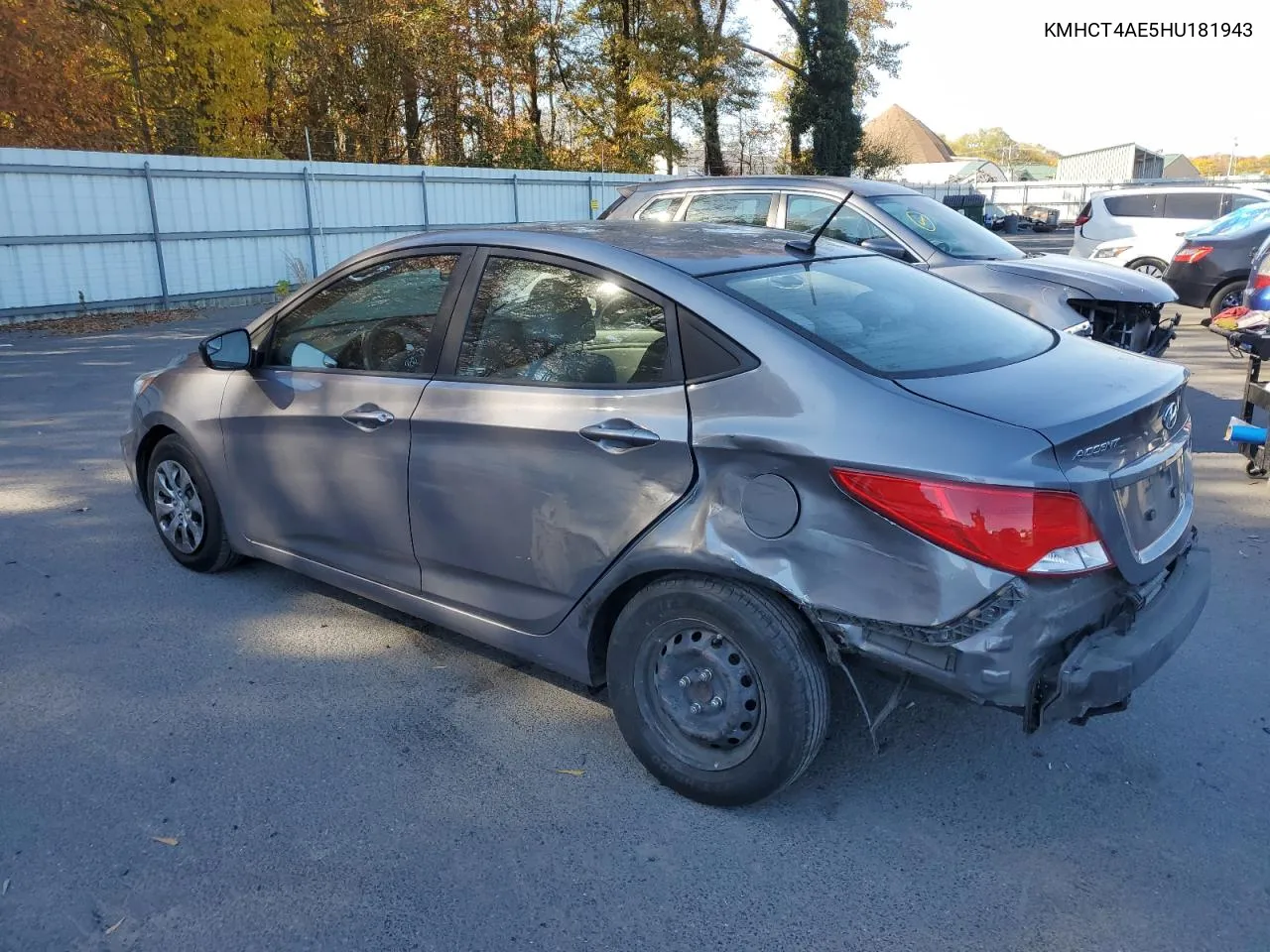 2017 Hyundai Accent Se VIN: KMHCT4AE5HU181943 Lot: 77427674