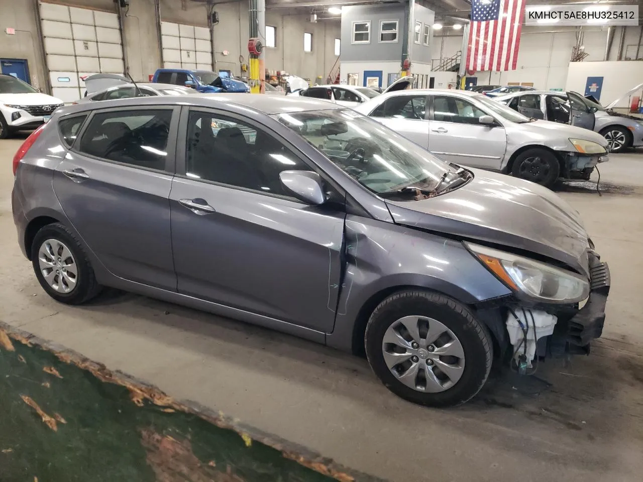 2017 Hyundai Accent Se VIN: KMHCT5AE8HU325412 Lot: 77629754